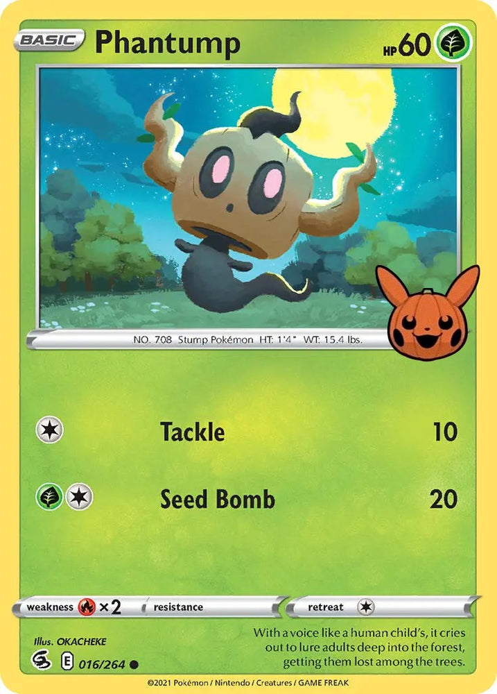 Pokemon | Phantump (016/264) [Trick or Trade] | The Nerd Merchant