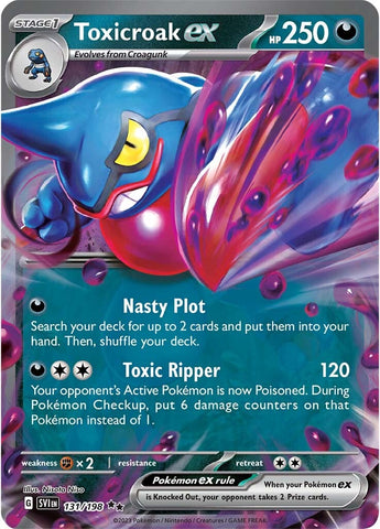 Pokemon | Toxicroak ex (131/198) [Scarlet & Violet: Base Set] | The Nerd Merchant