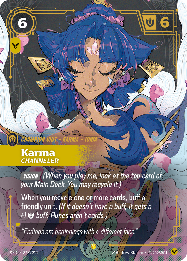 Karma, Channeler (Foil) - Spiritforged #237