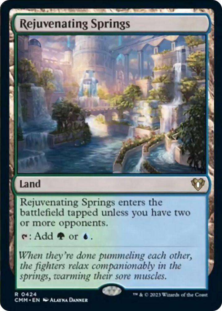Magic | Rejuvenating Springs [Commander Masters] | The Nerd Merchant