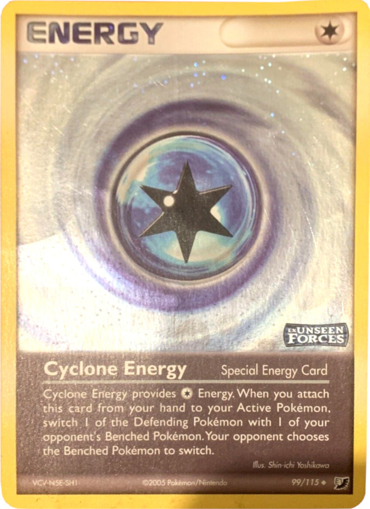 Pokemon | Cyclone Energy (99/115) (Stamped) [EX: Unseen Forces] | The Nerd Merchant