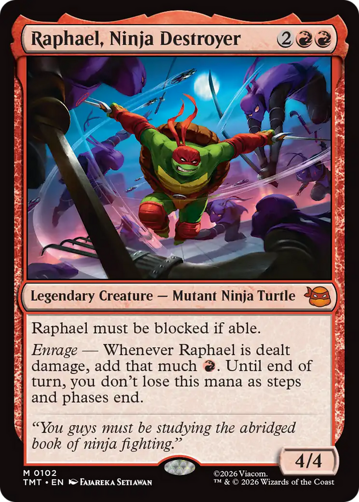Magic | Raphael, Ninja Destroyer [Teenage Mutant Ninja Turtles] | The Nerd Merchant