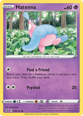 Pokemon | Hatenna (083/192) [Sword & Shield: Rebel Clash] | The Nerd Merchant