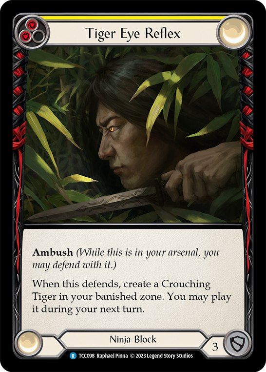 Flesh and Blood TCG | Tiger Eye Reflex (Yellow) [TCC098] (Round the Table: TCC x LSS) | The Nerd Merchant