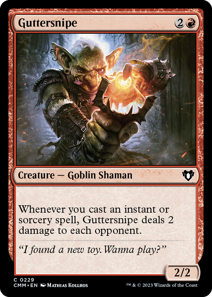 Magic | Guttersnipe [Commander Masters] | The Nerd Merchant