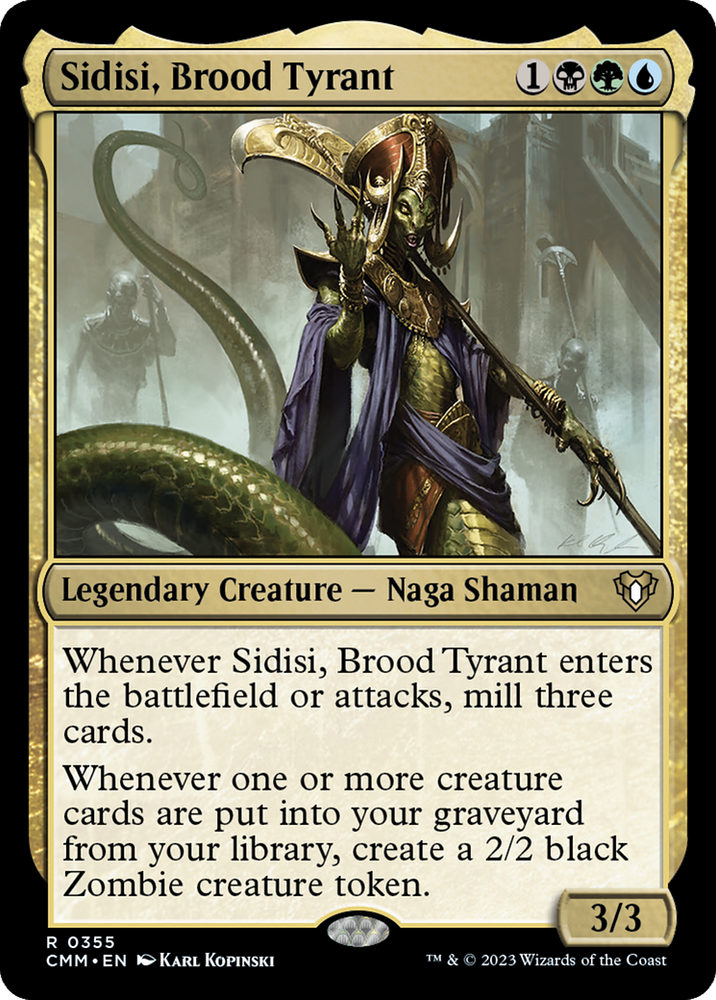 Magic | Sidisi, Brood Tyrant [Commander Masters] | The Nerd Merchant