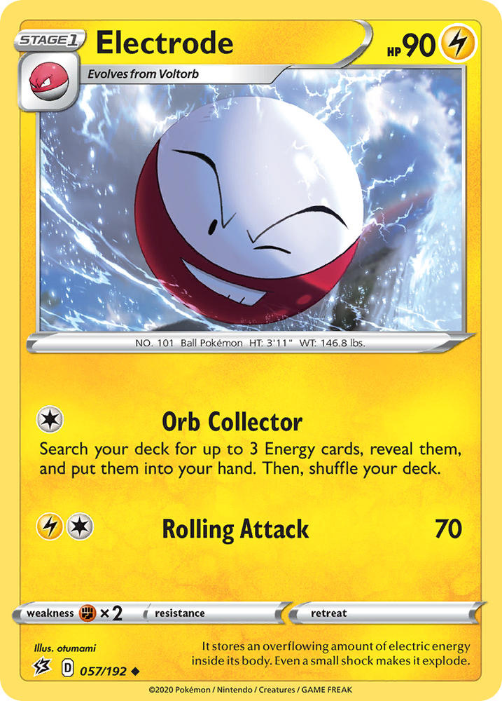 Pokemon | Electrode (057/192) [Sword & Shield: Rebel Clash] | The Nerd Merchant