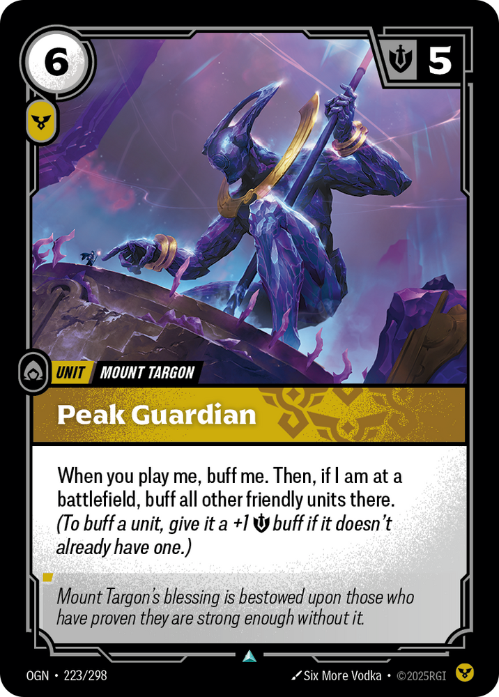 Peak Guardian (Foil) - Origins #223