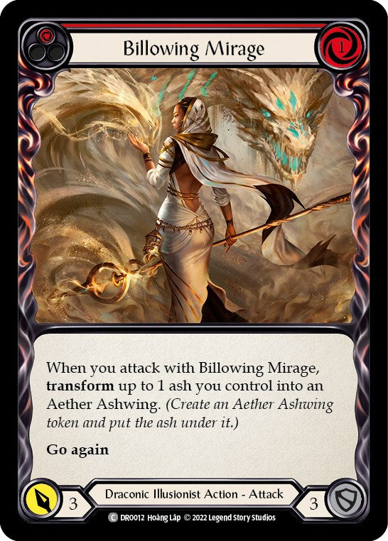 Flesh and Blood TCG | Billowing Mirage [DRO012] (Uprising Dromai Blitz Deck) | The Nerd Merchant