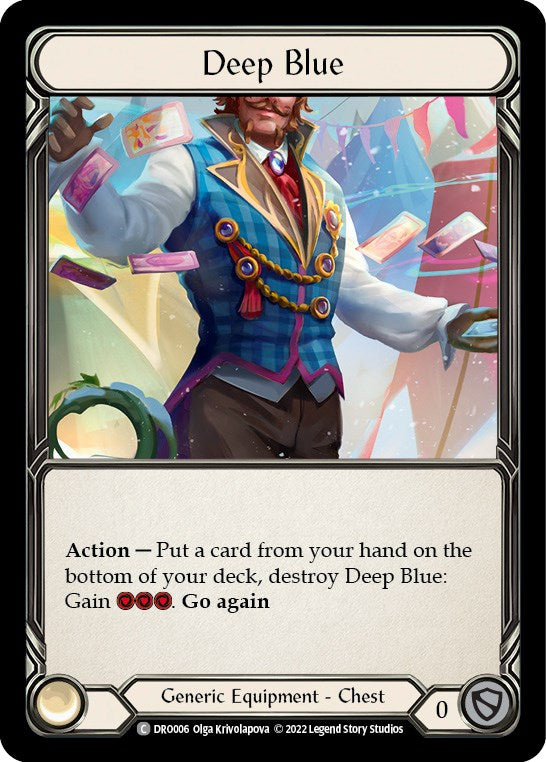 Flesh and Blood TCG | Deep Blue [DRO006] (Uprising Dromai Blitz Deck) | The Nerd Merchant