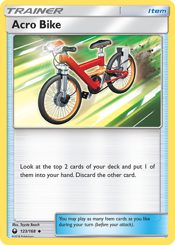 Pokemon | Acro Bike (123/168) [Sun & Moon: Celestial Storm] | The Nerd Merchant
