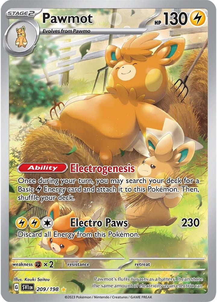 Pokemon | Pawmot (209/198) [Scarlet & Violet: Base Set] | The Nerd Merchant