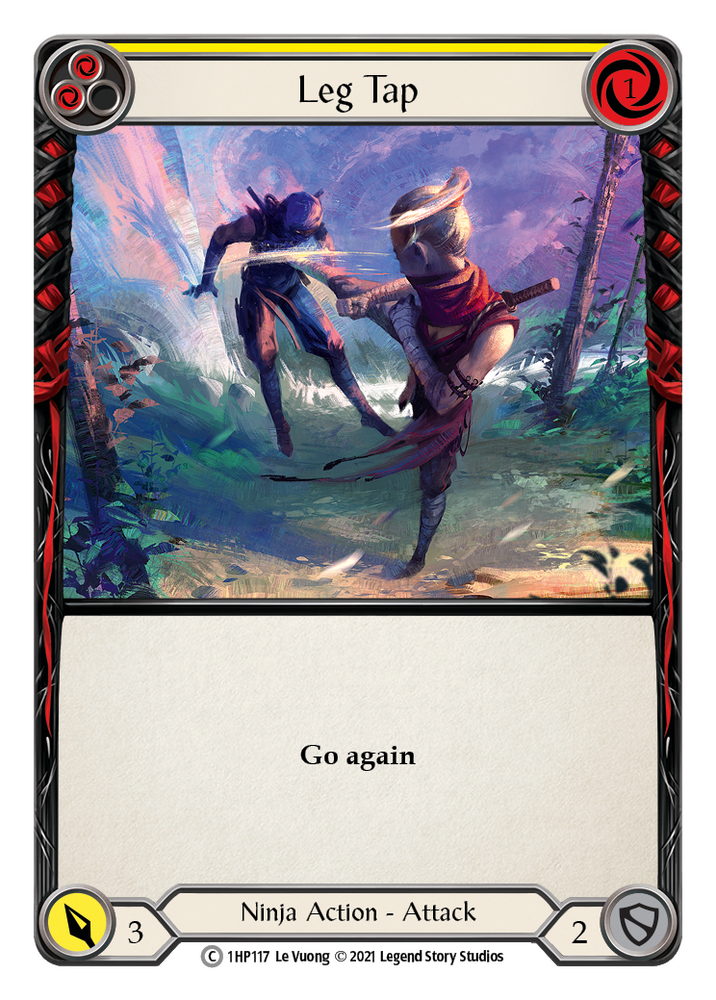 Flesh and Blood TCG | Leg Tap (Yellow) [1HP117] (History Pack 1) | The Nerd Merchant