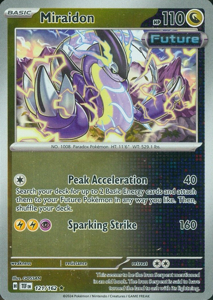 Pokemon | Miraidon (121/162) [Scarlet & Violet: Temporal Forces] | The Nerd Merchant