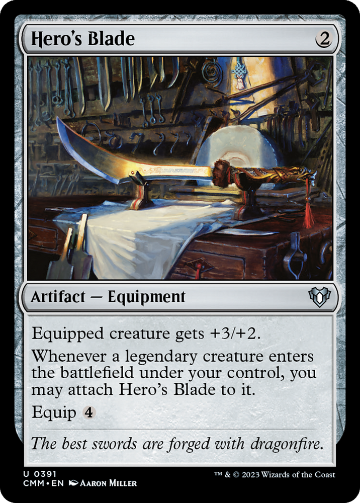 Magic | Hero's Blade [Commander Masters] | The Nerd Merchant