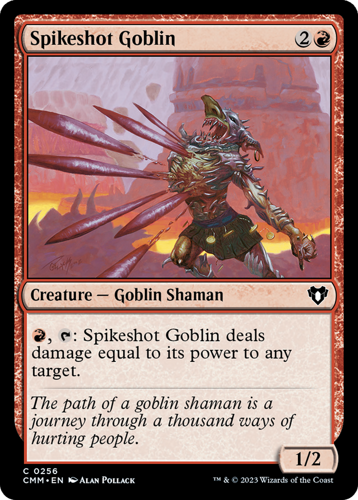 Magic | Spikeshot Goblin [Commander Masters] | The Nerd Merchant