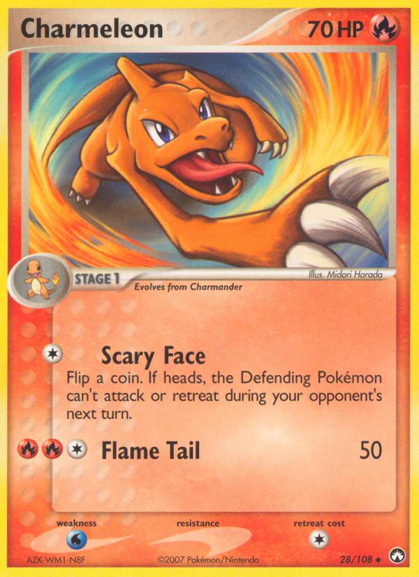 Pokemon | Charmeleon (28/108) [EX: Power Keepers] | The Nerd Merchant