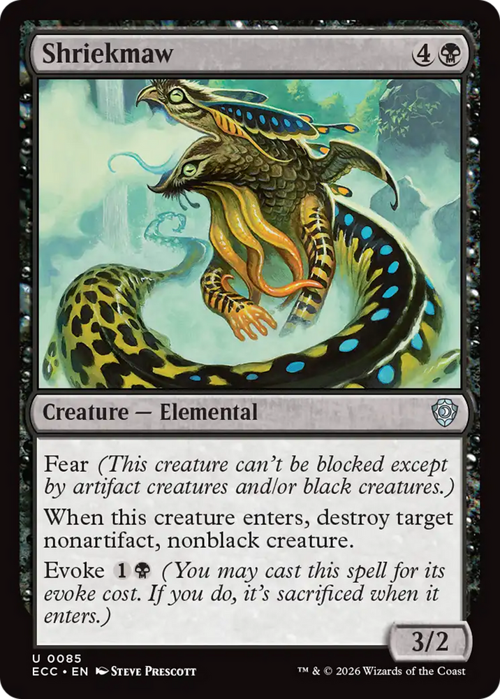 Magic | Shriekmaw [Lorwyn Eclipsed Commander] | The Nerd Merchant