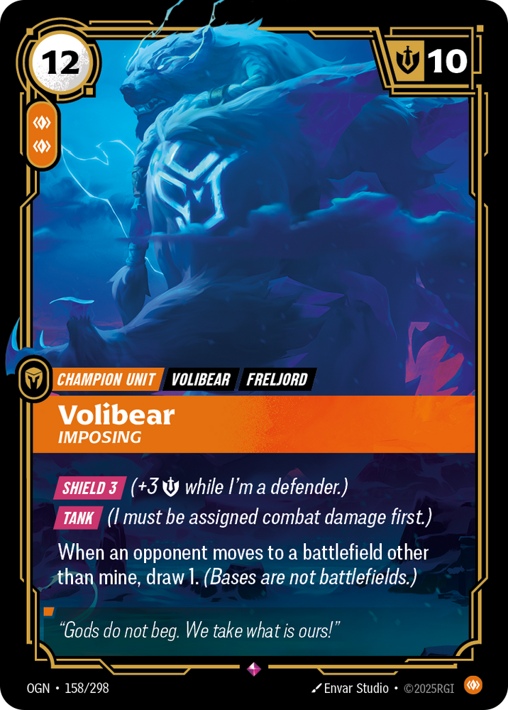 Volibear, Imposing (Foil) - Origins #158