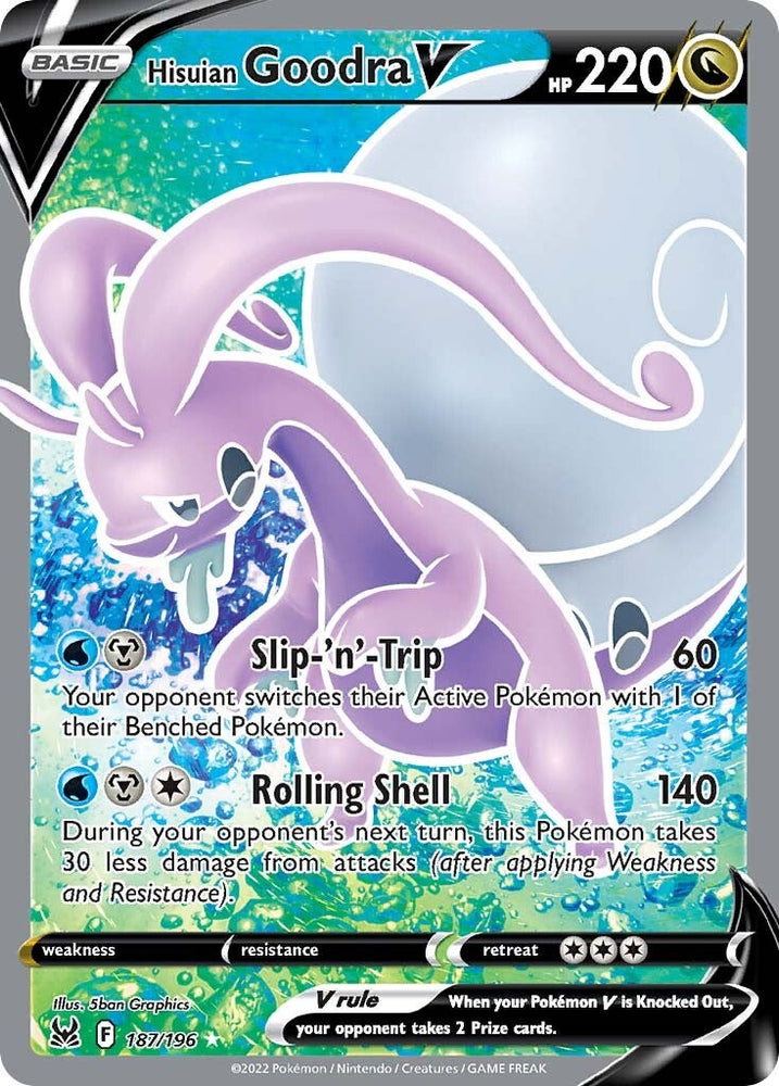 Pokemon | Hisuian Goodra V (187/196) [Sword & Shield: Lost Origin] | The Nerd Merchant