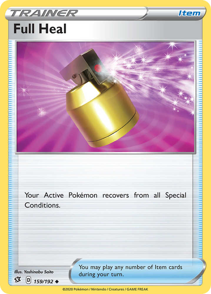 Pokemon | Full Heal (159/192) [Sword & Shield: Rebel Clash] | The Nerd Merchant
