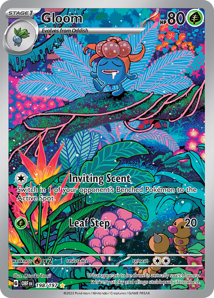 Pokemon | Gloom (198/197) [Scarlet & Violet: Obsidian Flames] | The Nerd Merchant