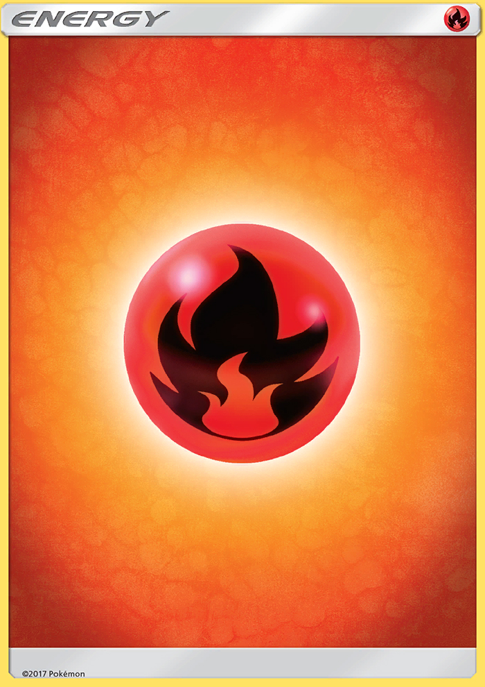 Pokemon | Fire Energy [Sun & Moon: Base Set] | The Nerd Merchant