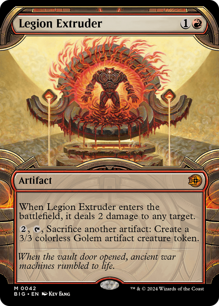 Magic | Legion Extruder (Showcase) [Outlaws of Thunder Junction: The Big Score] | The Nerd Merchant