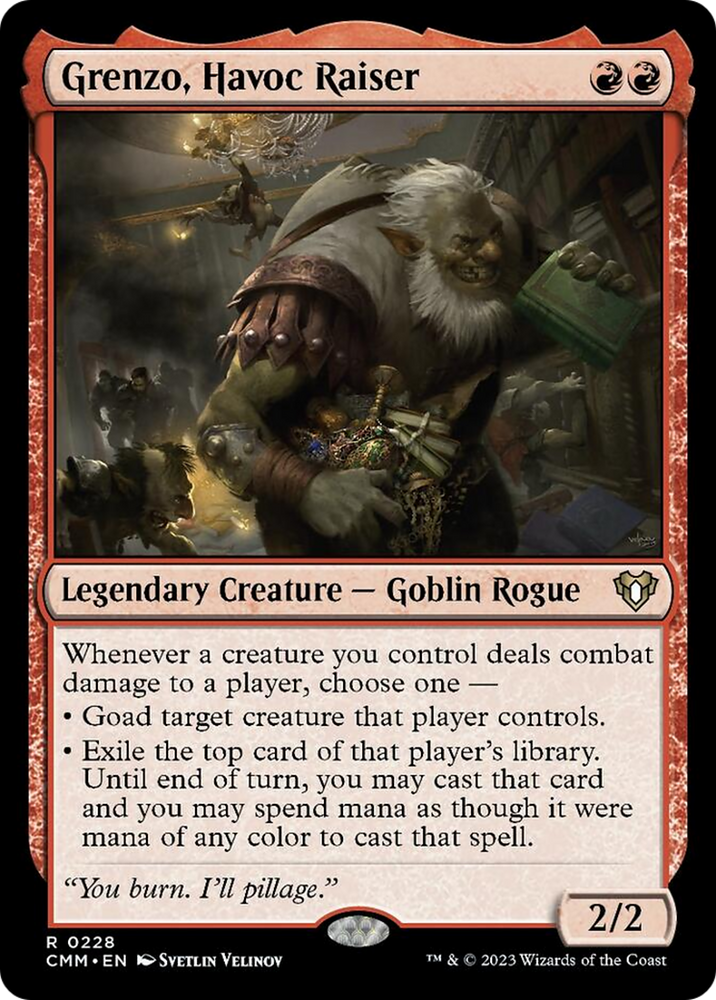 Magic | Grenzo, Havoc Raiser [Commander Masters] | The Nerd Merchant
