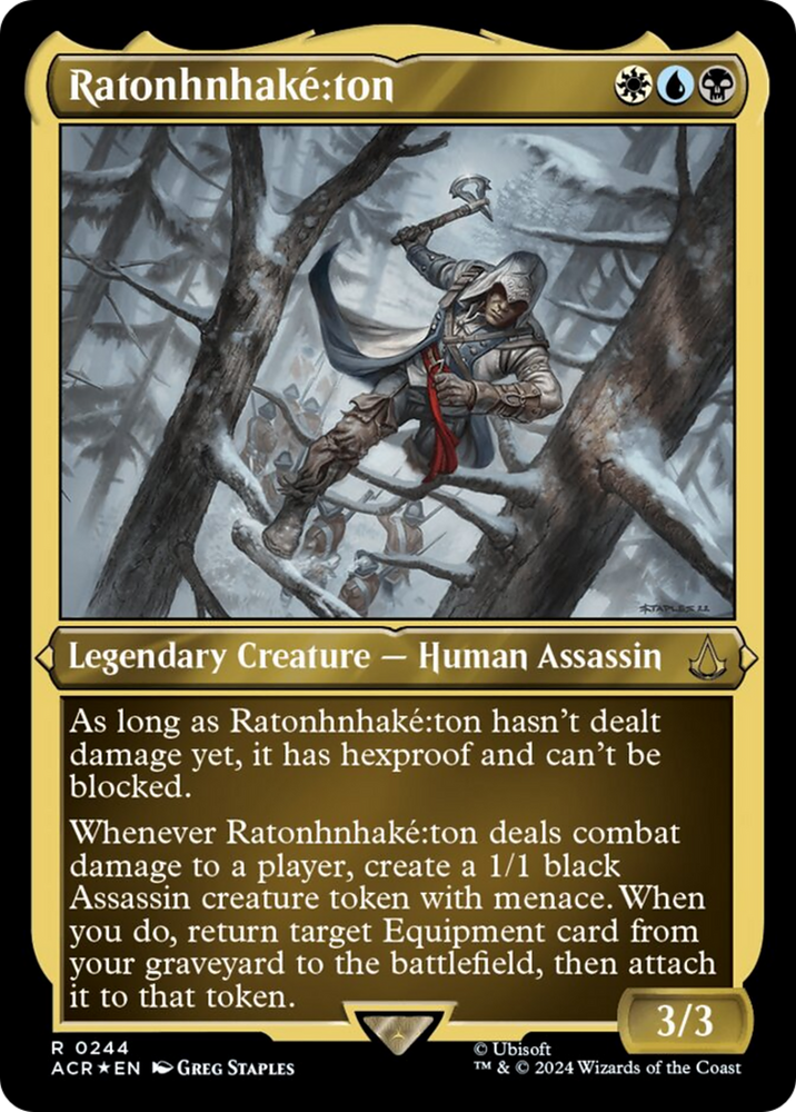 Magic | Ratonhnhake:ton (Foil Etched) [Assassin's Creed] | The Nerd Merchant