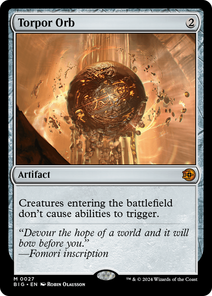 Magic | Torpor Orb [Outlaws of Thunder Junction: The Big Score] | The Nerd Merchant