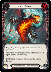 Flesh and Blood TCG | Invoke Tomeltai // Tomeltai [UPR007] (Uprising) | The Nerd Merchant