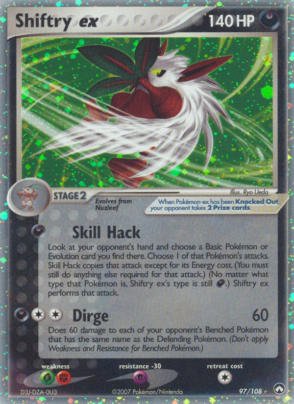 Pokemon | Shiftry ex (97/108) [EX: Power Keepers] | The Nerd Merchant