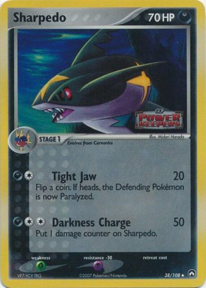 Pokemon | Sharpedo (38/108) (Stamped) [EX: Power Keepers] | The Nerd Merchant