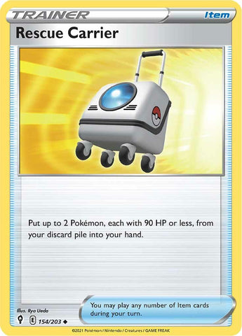 Pokemon | Rescue Carrier (154/203) [Sword & Shield: Evolving Skies] | The Nerd Merchant