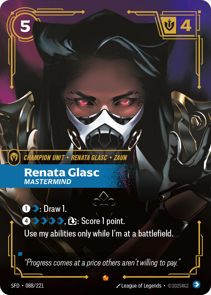 Renata Glasc, Mastermind (Foil) - Spiritforged #88