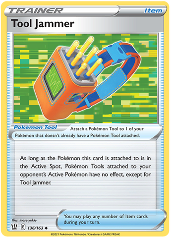 Pokemon | Tool Jammer (136/163) [Sword & Shield: Battle Styles] | The Nerd Merchant