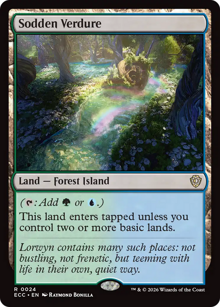 Magic | Sodden Verdure [Lorwyn Eclipsed Commander] | The Nerd Merchant