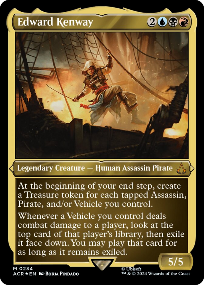 Magic | Edward Kenway (Foil Etched) [Assassin's Creed] | The Nerd Merchant