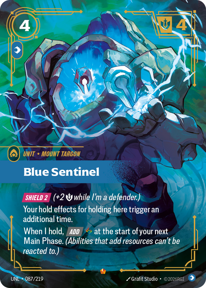 Blue Sentinel (Foil) - Unleashed (087/219)