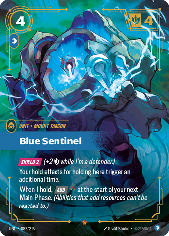 Blue Sentinel (Foil) - Unleashed (087/219)