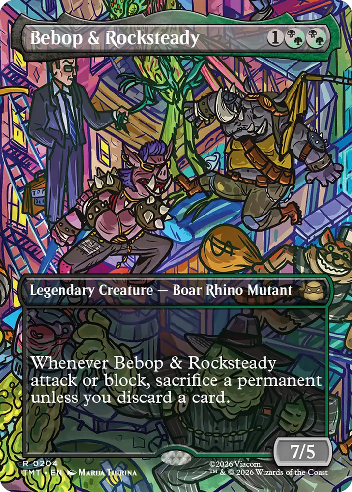 Magic | Bebop & Rocksteady (Borderless) [Teenage Mutant Ninja Turtles] | The Nerd Merchant