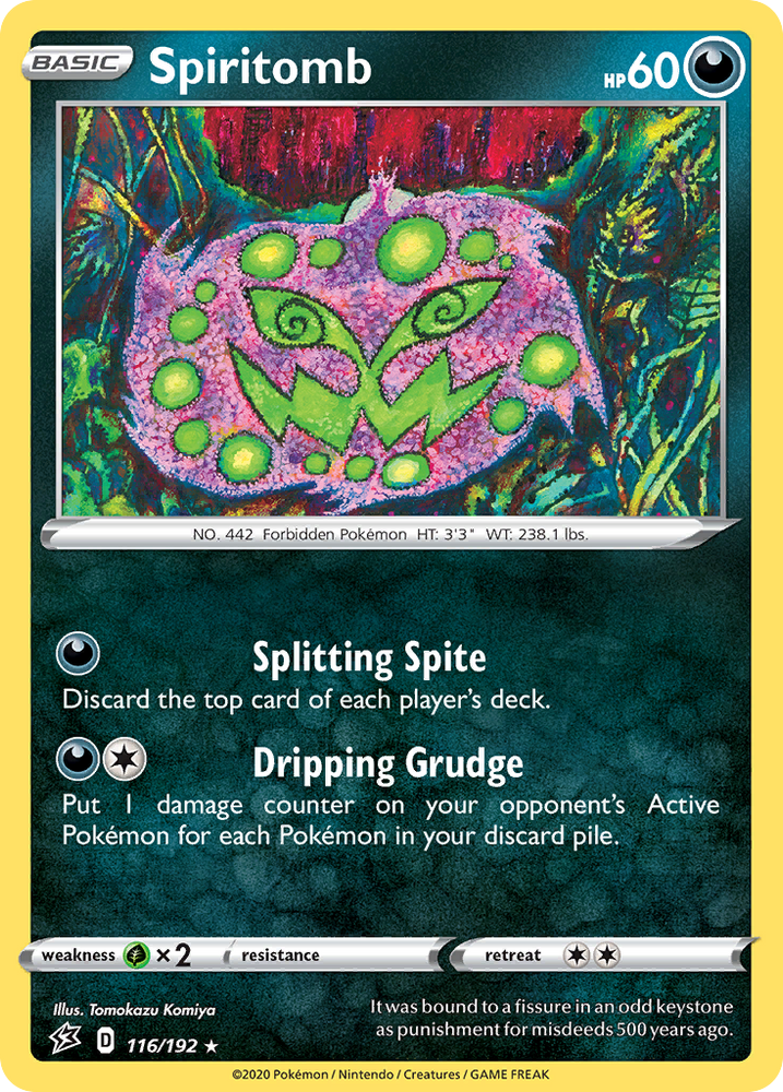 Pokemon | Spiritomb (116/192) [Sword & Shield: Rebel Clash] | The Nerd Merchant