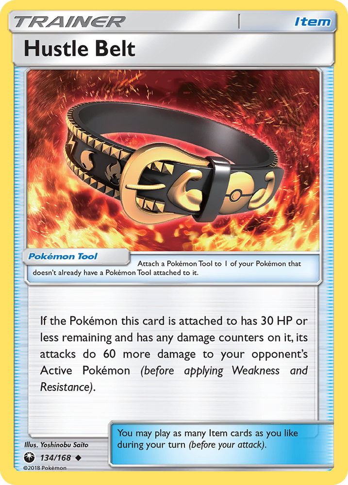 Pokemon | Hustle Belt (134/168) [Sun & Moon: Celestial Storm] | The Nerd Merchant