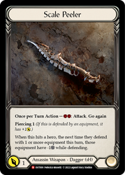 Flesh and Blood TCG | Scale Peeler [OUT009] (Outsiders)  Rainbow Foil | The Nerd Merchant