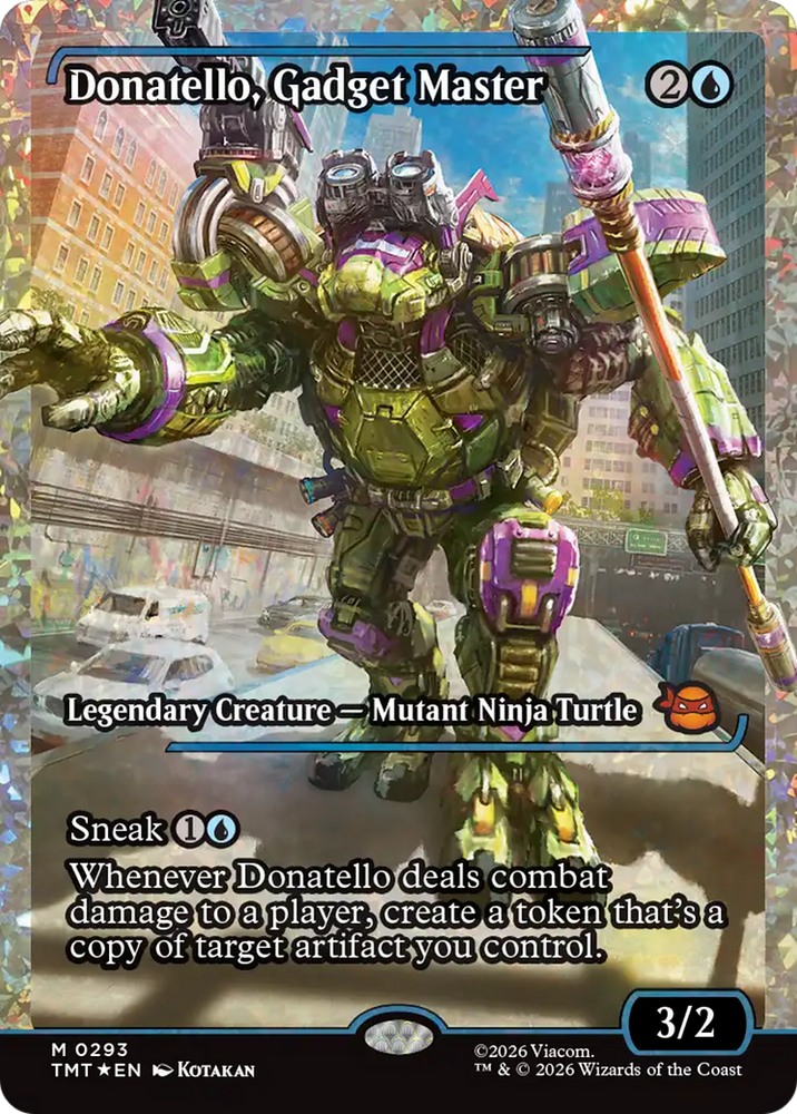Magic | Donatello, Gadget Master (Showcase) (Fracture Foil) [Teenage Mutant Ninja Turtles] | The Nerd Merchant