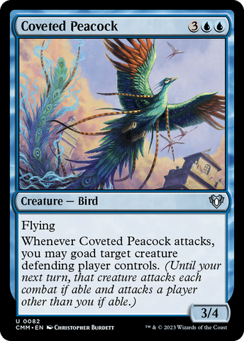 Magic | Coveted Peacock [Commander Masters] | The Nerd Merchant
