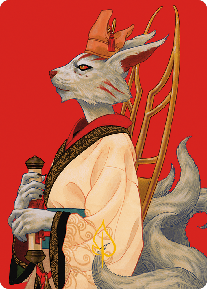 Magic | Pearl-Ear, Imperial Advisor Art Card (Gold-Stamped Signature) [Modern Horizons 3 Art Series] | The Nerd Merchant