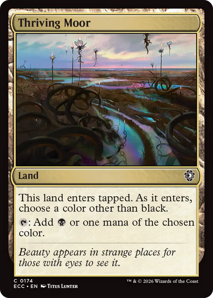Magic | Thriving Moor [Lorwyn Eclipsed Commander] | The Nerd Merchant