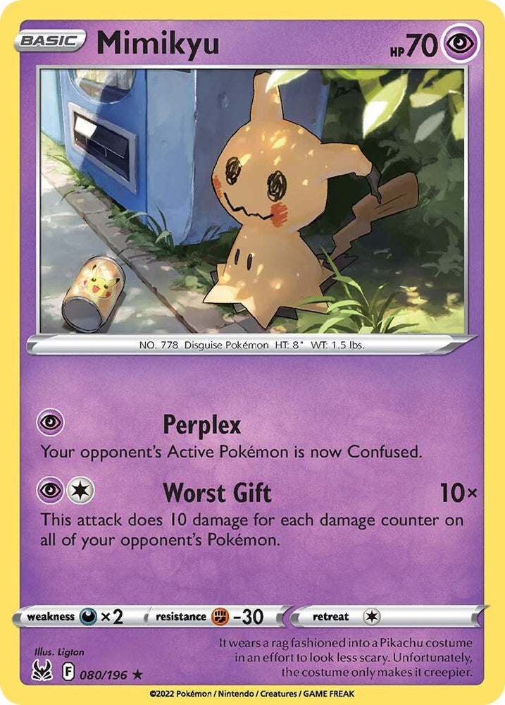 Pokemon | Mimikyu (080/196) [Sword & Shield: Lost Origin] | The Nerd Merchant